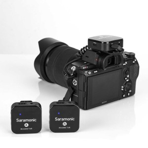 میکروفون یقه ای بی‌‌ سیم دوتایی سارامونیک Blink900 B2R